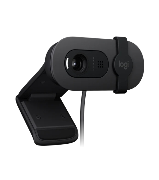 Веб-камера Logitech Webcam Brio 100, 1920x1080, GRAPHITE, защитная шторка