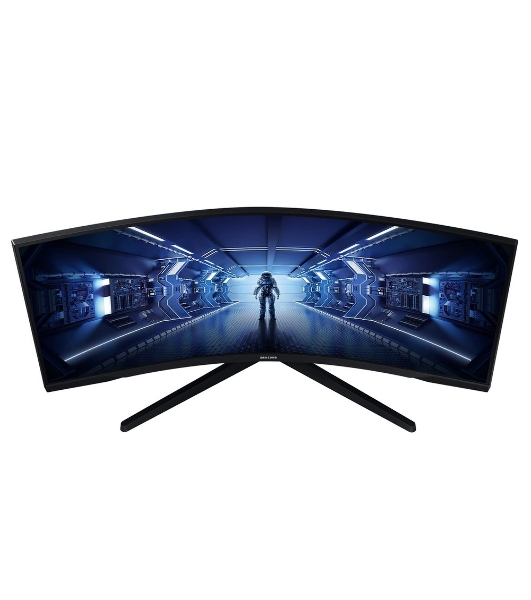 Монитор 34' Samsung Odyssey G5 C34G55TWWI VA 3440x1440, 165 Гц, 1 мс, 21:9, 250 кд/м2, 1xHDMI, 1xDP, изогнутый, черный