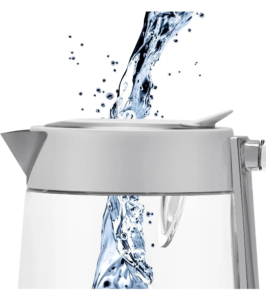 Чайник электрический Polaris PWK 1715 CGL Water Way Pro, Белый