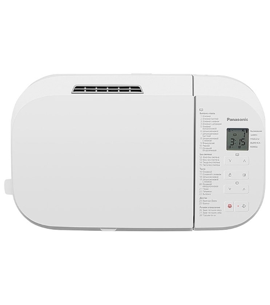 Хлебопечка Panasonic SD-R2520WTS белый, 550 Вт, 1.1 кг, 28 программ