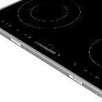 Электрическая варочная панель Hotpoint HR 6T2 X S, независимая, черный, фото6