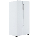 Холодильник Haier HRF-522DW6RU белый двухкамерный 334/173л морозилка слева, No Frost, Side by Side, фото 1