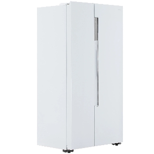 Холодильник Haier HRF-522DW6RU белый двухкамерный 334/173л морозилка слева, No Frost, Side by Side