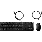 Комплект клавиатура+мышь HP 320MK проводной, USB, чёрный, фото 1