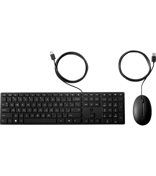 Комплект клавиатура+мышь HP 320MK проводной, USB, чёрный