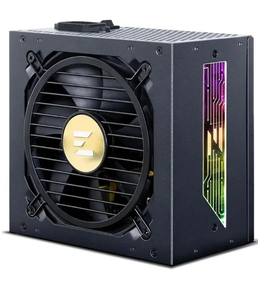 Блок питания Zalman ZM1000-TMX2 VIEW, 1000W, ATX12V v3.0, APFC, 12cm Fan, 80 PLUS Gold Gen5, Full Modular, side ARGb lights, Retail
