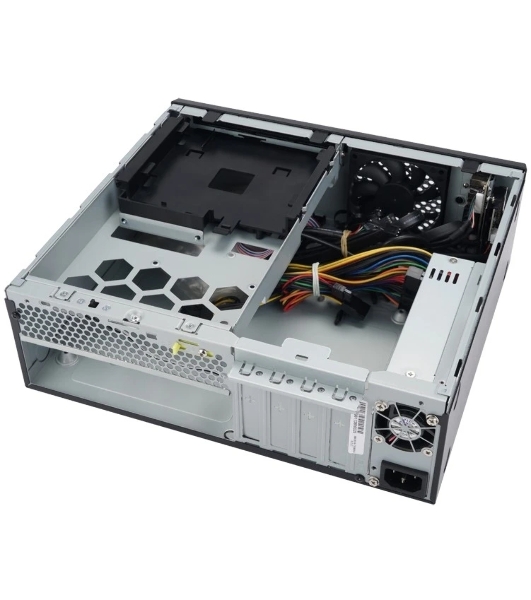 Компьютерный корпус Slim Desktop INWIN CJ708BL IP-S265AU7-2 80plus Bronze, U3*2+U2*2+A(HD)+TYPE 3.1C + FAN 80*15мм + intrusion switch INWIN Slim Case