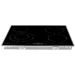 Электрическая варочная панель Hotpoint HR 6T2 X S, независимая, черный, фото7