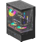 Компьютерный корпус AeroCool/Formula Crystal Z1CM черный без БП mATX 5x120мм 1xUSB3.0 audio bott PSU, фото9