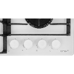 Газовая варочная панель Vitek VGH 6420 WG стекло белое, фото4