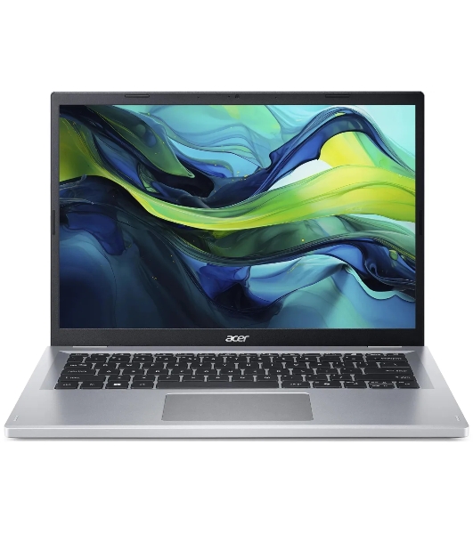 Ноутбук Acer Aspire Go 14 AG14-21P Ryzen 3 7320U 8Gb SSD 256Gb AMD Radeon Graphics 14 WUXGA IPS Cam 50Вт*ч No OS Серебристый AG14-21P-R4XC NX.KXDCD.008