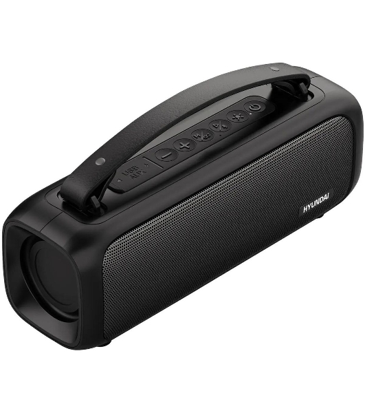 Колонка портативная Hyundai H-PS1020 черный 16W 2.0 BT 10м 1500mAh