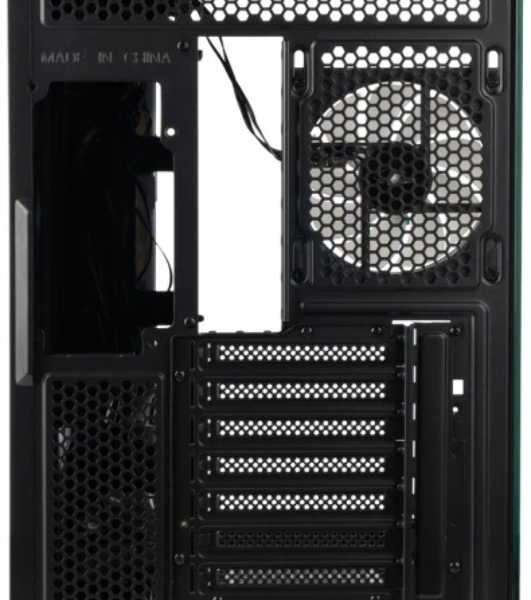 Корпус Eurocase M430ZAF Black, Midi-Tower, чёрный, 4 x 120 мм (3 x 120 мм на боковой панели, 1 x 120 мм на задней)
