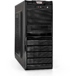 Компьютерный корпус ExeGate EX278399RUS Miditower ExeGate XP-329S Black, ATX, (XP500, Black,120мм), 2хUSB, Audio