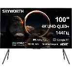 Телевизор Skyworth 100' 100Q79H черный/коричневый QLED UHD 144Hz Smart TV Google TV 3GB/32GB, фото 1