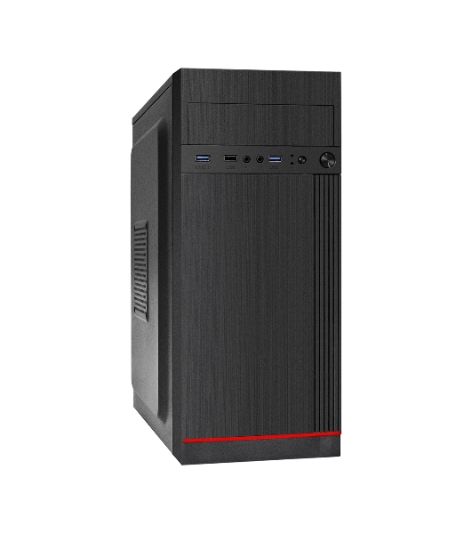 Компьютерный корпус Miditower ExeGate AA-442U2-AA500 (ATX, AA500 8 см, 1*USB+2*USB3.0, аудио, черный)