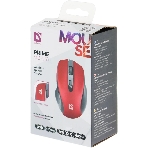 Мышь беспроводная Defender Prime MB-053 красный, 1600 dpi, радиоканал, USB, кнопки - 6, фото2