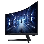 Монитор 34' Samsung Odyssey G5 C34G55TWWI VA 3440x1440, 165 Гц, 1 мс, 21:9, 250 кд/м2, 1xHDMI, 1xDP, изогнутый, черный, фото11