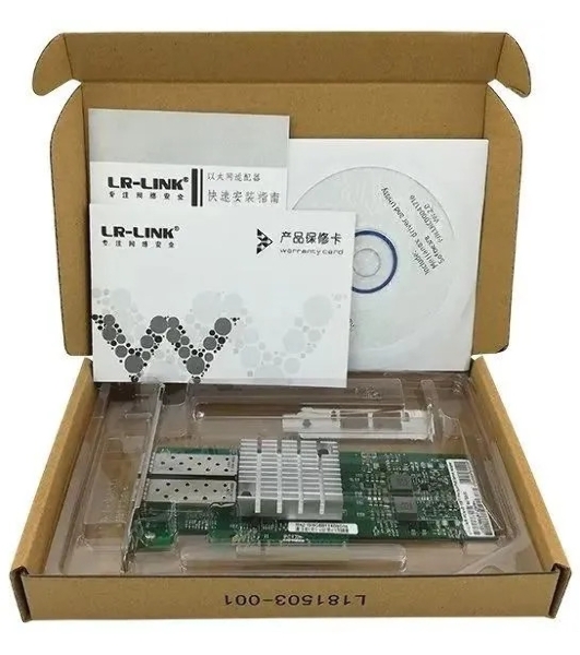 Сетевой адаптер LR-LINK PCIE 10Gb FIBER 2SFP+ LREC6822XF-2SFP+