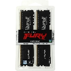 Оперативная память Kingston Fury Beast Black, DDR4, 16GB (2x8GB), 3200 MHz, CL16, с радиатором, чёрный, фото2