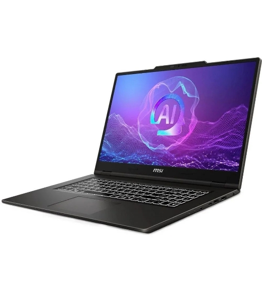 Ноутбук MSI Venture 17 AI A2HMG-014XRU/17.3'/IPS/Intel Core Ultra 5 125H/16Gb/512Gb SSD/Intel Graphics/No OS/серый/2.4kg