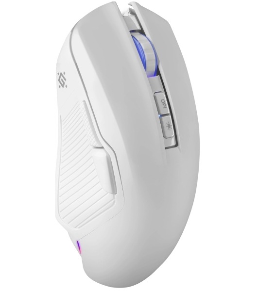 Мышь беспроводная/проводная Defender Whisper GM-209 белый, 7200 dpi, радиоканал, Bluetooth, USB, кнопки - 8