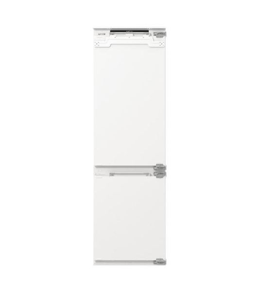 Встраиваемый холодильник Gorenje NRKI517E82WF, полезный объем 244 л, электронное управление, цифровой дисплей, автоматическое размораживание No Frost, быстрое замораживание, интенсивное охлаждение, зона свежести с контролем влажности, инверторный компрессор, энергоэффективность А+