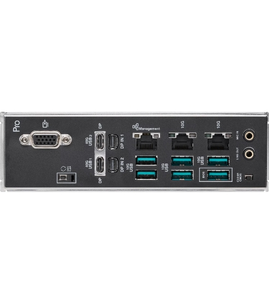 Серверная материнская плата ASUS PRO WS W890E-SAGE SE, LGA 4710-2, Intel W890, 8xDDR5, 4xSATA, 4xM.2, 7xPCIe 5.0 x16, 1xVGA, 2x10Gb LAN, IPMI, 2xUSB-C 40Gbps (USB4 / Gen3x2), 6xUSB-A 10Gbps, 2x3.5 мм, 7.1, EEB