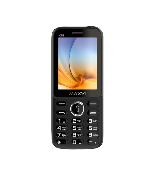 Мобильный телефон Maxvi K18 черный