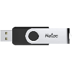 Флешка USB Netac U505 (NT03U505N-016G-20BK), 16Gb, USB 2.0, R/W 70/30, черный/серебристый, фото2