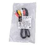 Кабель аудио/видео Cablexpert CCV-539-1.8M-N, 3xRCA/3xRCA, 1.8м, черный, пакет, фото2