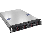 Серверный корпус ExeGate Pro EX293178RUS 2U550-HS08 RM 19', высота 2U, глубина 550, БП 1U-900ADS, 8xHotSwap, USB, фото 1
