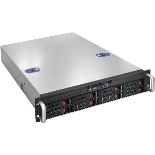 Серверный корпус ExeGate Pro EX293178RUS 2U550-HS08 RM 19', высота 2U, глубина 550, БП 1U-900ADS, 8xHotSwap, USB