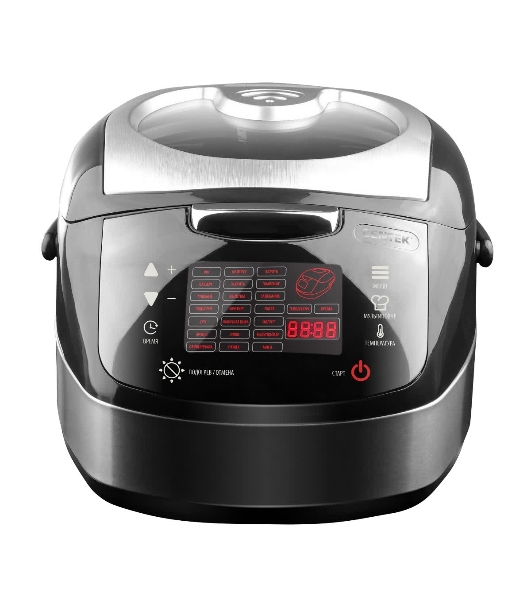 Мультиварка Centek CT-1472 Ceramic черный/сталь, 860 Вт, 5.0 л, LED, 21 программа