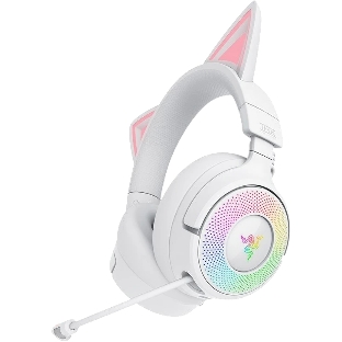 Гарнитура Razer Kraken Kitty V3 Pro белый, беспроводная, bluetooth, до 70 ч, подсветка