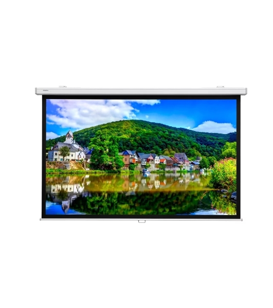 Настенный экран Lumien Master Picture CSR 195x276см (раб.область 150х266 см) (120') Matte White черная кайма по периметру, механизм плавного возврата, возможность потолочн./настенного крепления (белый корпус) 16:9