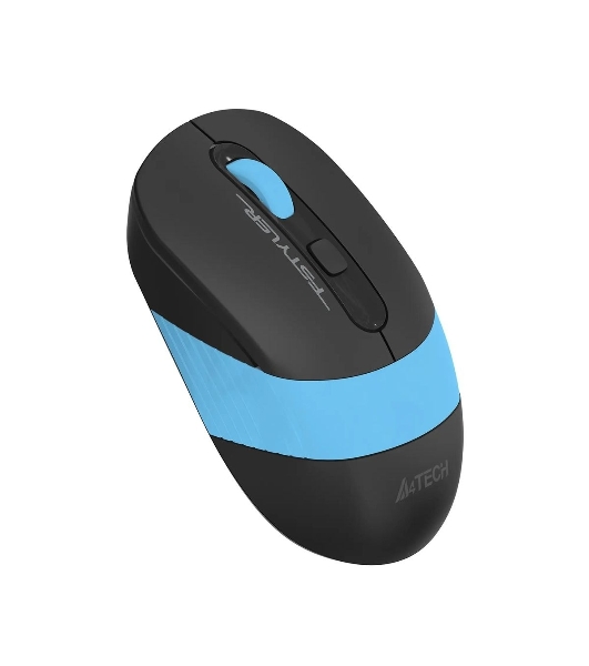 Мышь беспроводная A4Tech Fstyler FG10 черный/синий, 2000 dpi, радиоканал, USB, кнопки - 4