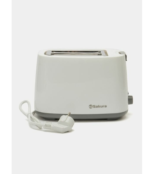 Тостер Sakura SA-7612W Elegant белый, 750 Вт, 2 слота