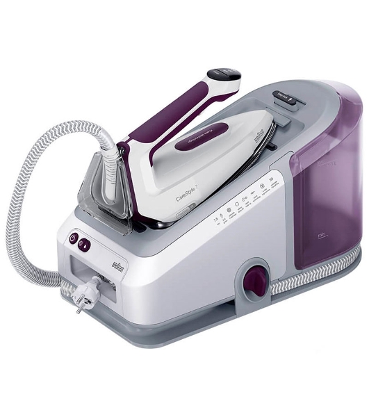 Парогенератор Braun IS7266VI белый/фиолетовый, 2700 Вт, 160 г/мин, 550 г/мин, 2000 мл