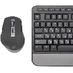 Комплект клавиатура+мышь Oklick S290W беспроводной, USB, 1600 DPI, чёрный, фото3