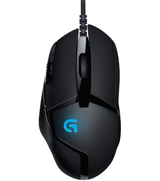 Мышь проводная Logitech G402 Hyperion Fury, черный, 4000 dpi, USB, кнопки - 8