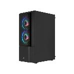 Компьютерный корпус MidTower Aerocool/Formula Quantum-G-BK-v2 черный без Б/п, ATX 3FRGb Fan on front panel, фото11