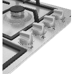 Газовая варочная панель Hotpoint HGMT 642 W IX, независимая, серебристый, фото3