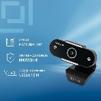 Веб-камера OKLICK OK-C012HD 1280x720, 30 кадр/с, USB Type-A, микрофон, универсальное крепление, фото11
