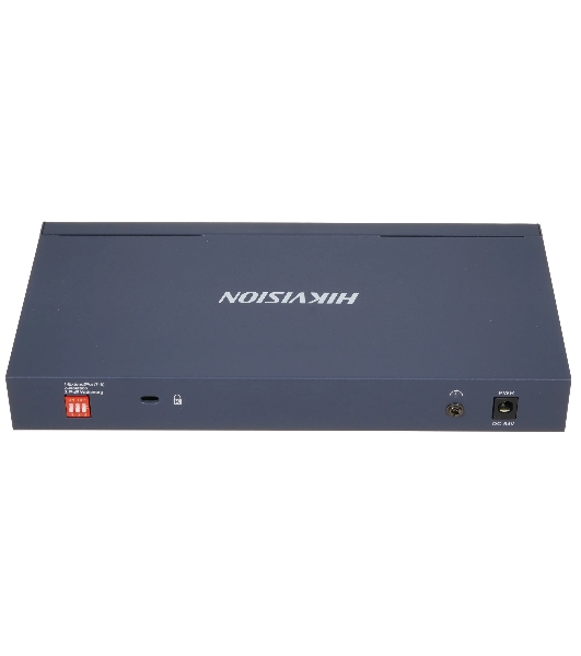 Коммутатор Hikvision DS-3E0510HP-E, 8×1 Гбит/с PoE+ + 1×1 Гбит/с SFP, неуправляемый