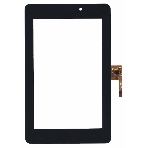 Сенсорное стекло (тачскрин) для Lenovo LePad S2007, черное, фото 1