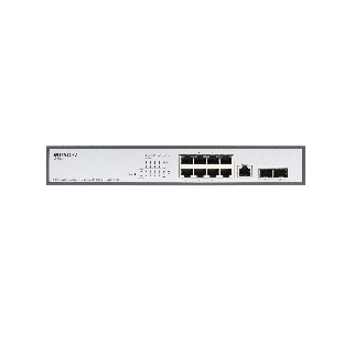 Коммутатор Managed L2 Switch 8x1000Base-T PoE, 2x1000Base-X SFP, PoE Budget 135W, RJ45 Console, 19' w/brackets