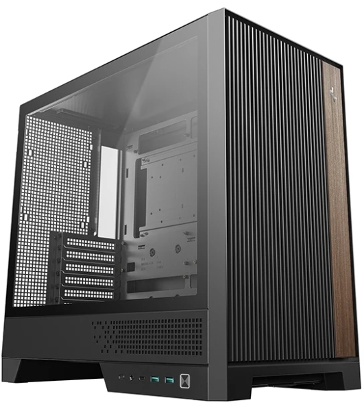 Корпус DeepCool CL600, Midi-Tower, чёрный, 2 x 120 мм