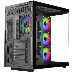 Корпус Eurocase M430ZAF Black, Midi-Tower, чёрный, 4 x 120 мм (3 x 120 мм на боковой панели, 1 x 120 мм на задней), фото6