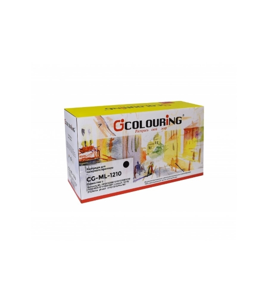 Картридж лазерный Colouring CG-ML-1210 черный (2500 стр.) для принтеров Samsung ML-1010/1020M/1210/1220M/1250/1430/SF5100/5100P/Xerox Phaser 3110/3210/Lexmark E210/212